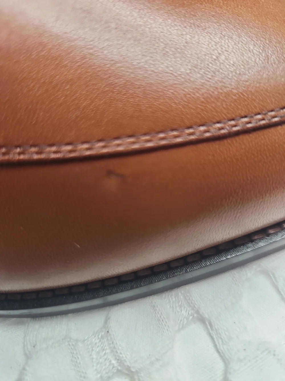 Cole Haan Men's Chestnut Brown Leather Derby Shoes